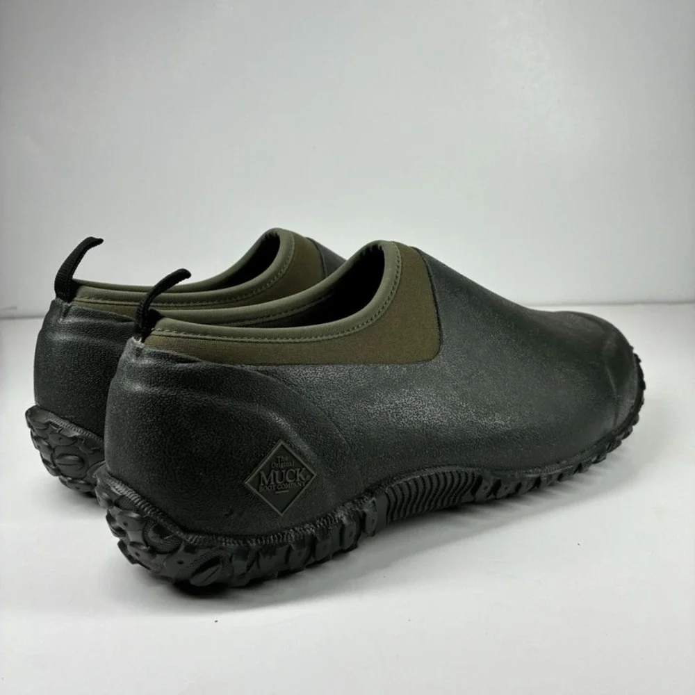 Muck Boots Muckster II Low Men's US 12 Moss Green Waterproof Outdoor Garden Shoe